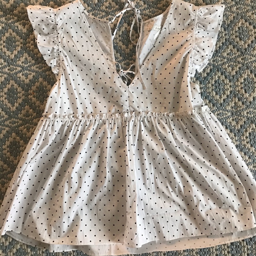 Polka dot blouse